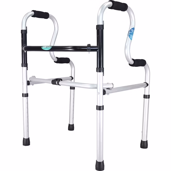Andador plegable de aluminio ligero ajustable del andador del andador del cuidado del hogar de la salud médica del OEM para los adultos