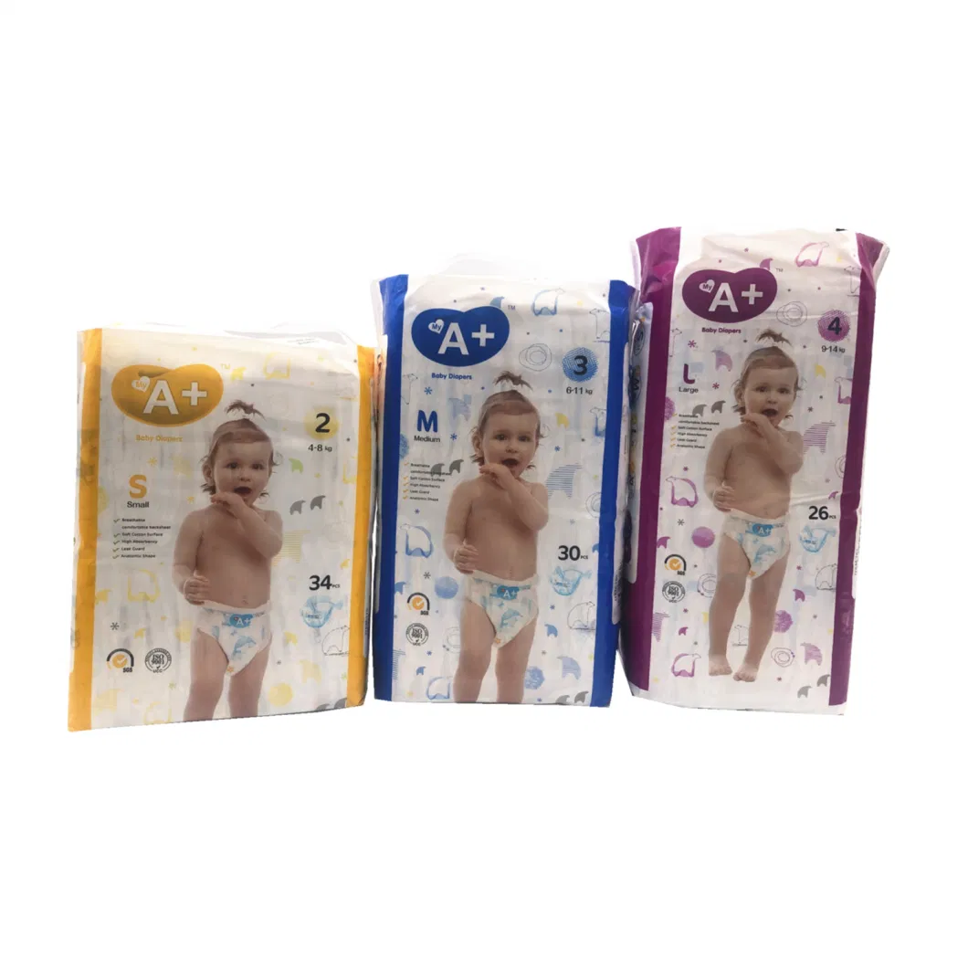 Kid Soft Dry Baby Diaper Disposable Breathable Care Wholesale Asia Africa Manufacture in China Fujian OEM