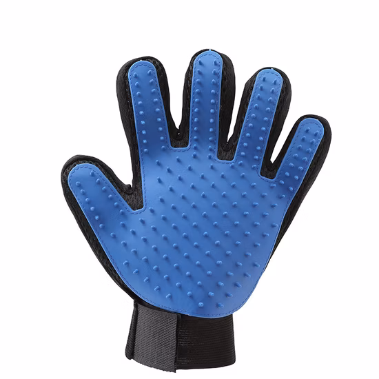 True Touch Deshedding Guante suave y eficiente para el cuidado de perros y gatos Guante Cepillo Mitt Deshedding Removedor de pelo para mascotas Guante de masaje para mascotas Cepillo de baño COM Esg10044